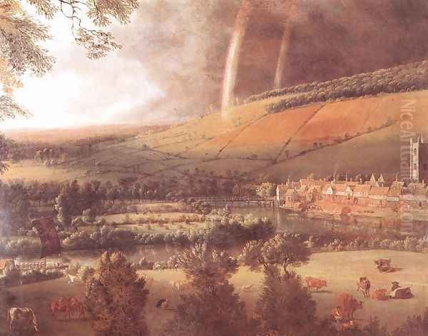 Landscape with Rainbow, Henley-on-Thames c. 1690 - view 1