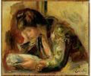 L'espagnole Lisant by Pierre Auguste Renoir