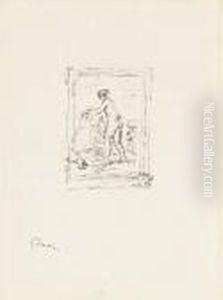 Femme Au Cep De Vigne, 2e Variante by Pierre Auguste Renoir
