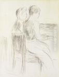 Deux Jeunes Filles Au Piano by Pierre Auguste Renoir