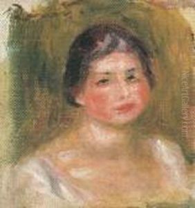 Buste De Femme by Pierre Auguste Renoir
