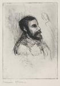 Le Graveur V. J. Roux-champion by Pierre Auguste Renoir
