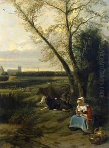 Shepherdess by Jan Siberechts