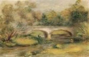 Paysage Avec Un Pont by Pierre Auguste Renoir