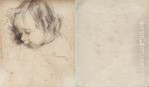 Portrait D'enfant (recto Verso) by Pierre Auguste Renoir