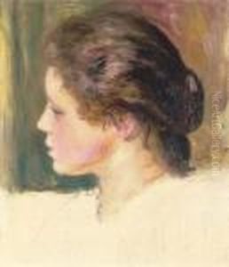 Tete De Femme by Pierre Auguste Renoir
