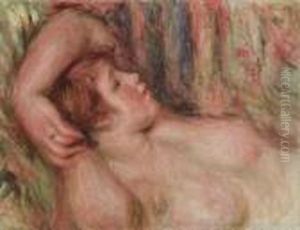 Femme Endormie Les Bras Croises Sur La Tete