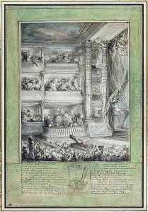 The Crowning of Voltaire at the Theatre Francais