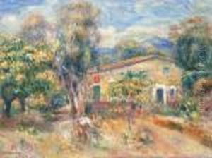 La Ferme Des Collettes, Cagnes by Pierre Auguste Renoir