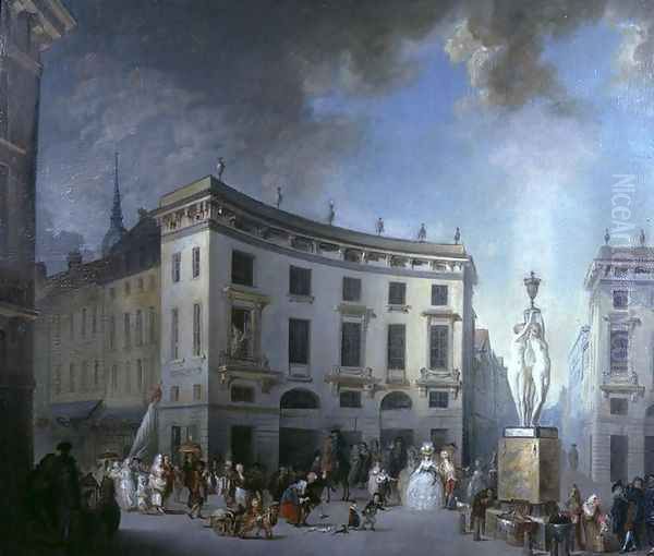 A Wedding Procession in Amiens - view 1