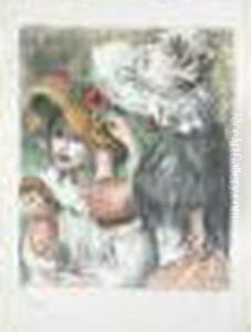 Le Chapeau Epingle, 2e Planche. Vers 1898. by Pierre Auguste Renoir