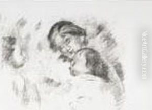 - Une Mere Et Deux Enfants 4,000-4,500 Gbp by Pierre Auguste Renoir