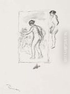Femme Au Cep De Vigne (4e Variante) by Pierre Auguste Renoir