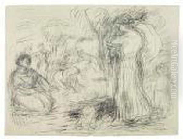 Les Laveuses (1re Pensee) - view 1
