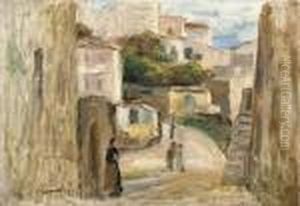 Route A Cagnes by Pierre Auguste Renoir