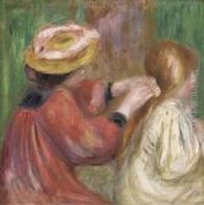 La Coiffure De L'enfant by Pierre Auguste Renoir