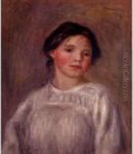 Portrait D'helene Bellon by Pierre Auguste Renoir