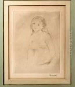 Etude Pour Un Baigneuse (d., S.16) by Pierre Auguste Renoir