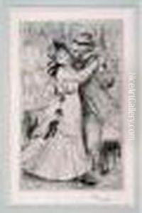 "la Danse A La Campagne", Vers 1890 by Pierre Auguste Renoir