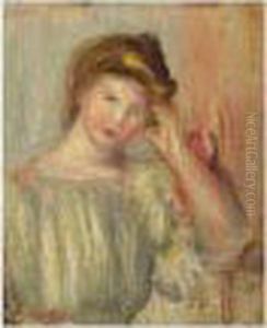 Femme Accoudee by Pierre Auguste Renoir