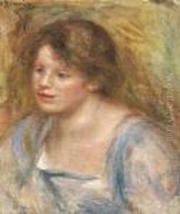 Portrait De Lucienne by Pierre Auguste Renoir