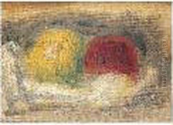 Fruits Sur Un Drape - view 1