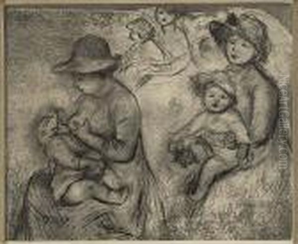 Trois Esquisses De Maternite> - view 1