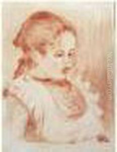 Jeune Fille Au Tablier by Pierre Auguste Renoir