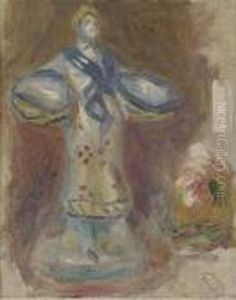 Statuette En Faience
