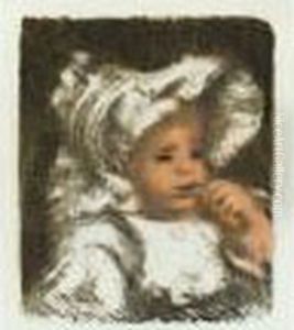 Enfant Au Biscuit (d., S. 31; Roger-marx 6) by Pierre Auguste Renoir