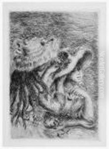 Le Chapeau Epingle (3e Planche). by Pierre Auguste Renoir