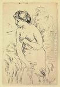 Baingneuse Debout, A Mi-jambes