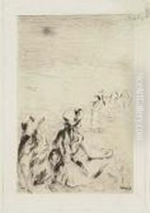 Two Etchings.
Sur Le Plage A Berneval