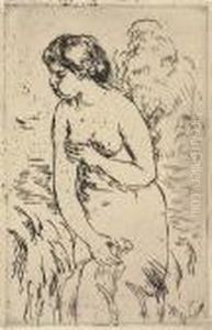Le Chapeau Epingle (3e Planche) by Pierre Auguste Renoir