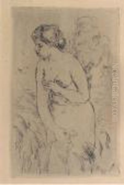 Baigneuse Debout, A Mi-jambes - view 1
