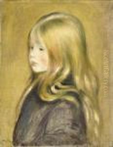 Portrait D'edmond Renoir, Jr. by Pierre Auguste Renoir
