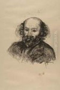 Paul Cezanne<</b> by Pierre Auguste Renoir