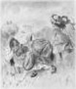 Enfants Jouant A La Balle (d., S. 32) by Pierre Auguste Renoir