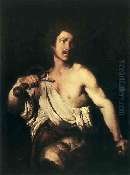David with the Head of Goliath c. 1635 - view 1