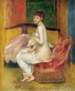 Nu Assis Or Le Repos by Pierre Auguste Renoir
