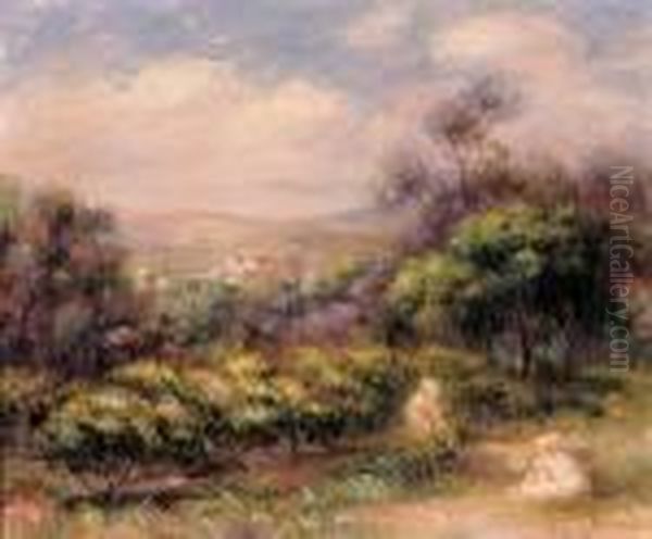 Paysage A Cagnes - view 1