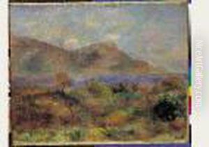 Paysage Mediterraneen, Circa 1905 by Pierre Auguste Renoir