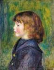 Portrait De Pierre Renoir En Costume Marin by Pierre Auguste Renoir