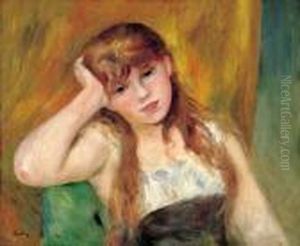 Jeune Fille Blonde by Pierre Auguste Renoir