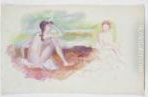 Baigneuses by Pierre Auguste Renoir