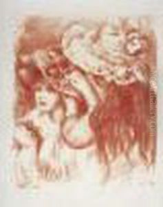 Meme Estampe. Impression En Sanguine by Pierre Auguste Renoir