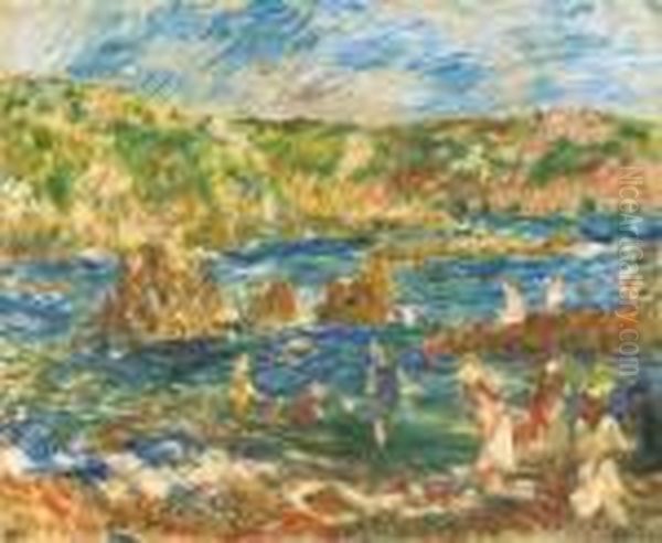 Enfants Sur La Plage Guernsey - view 1