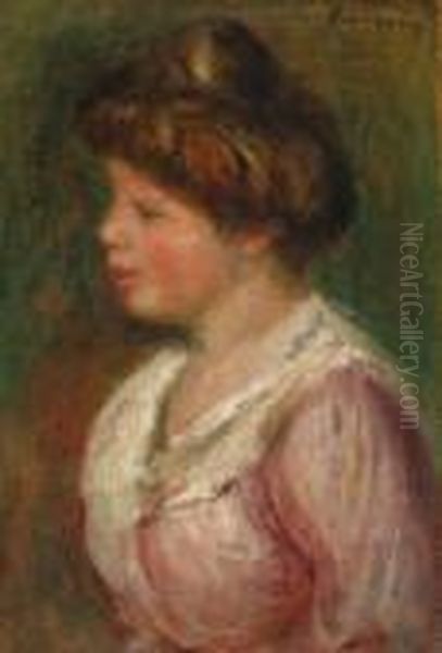 Portrait De Jeune Femme De Profil - view 1