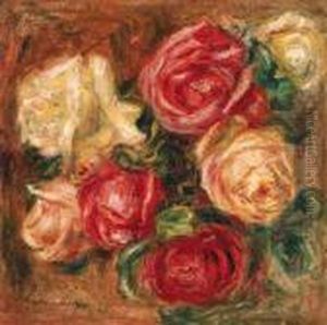 Bouquet De Fleurs by Pierre Auguste Renoir