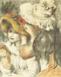 Le Chapeau Epingl, 2eme Planche by Pierre Auguste Renoir